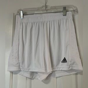 Adidas White Athletic Shorts size S